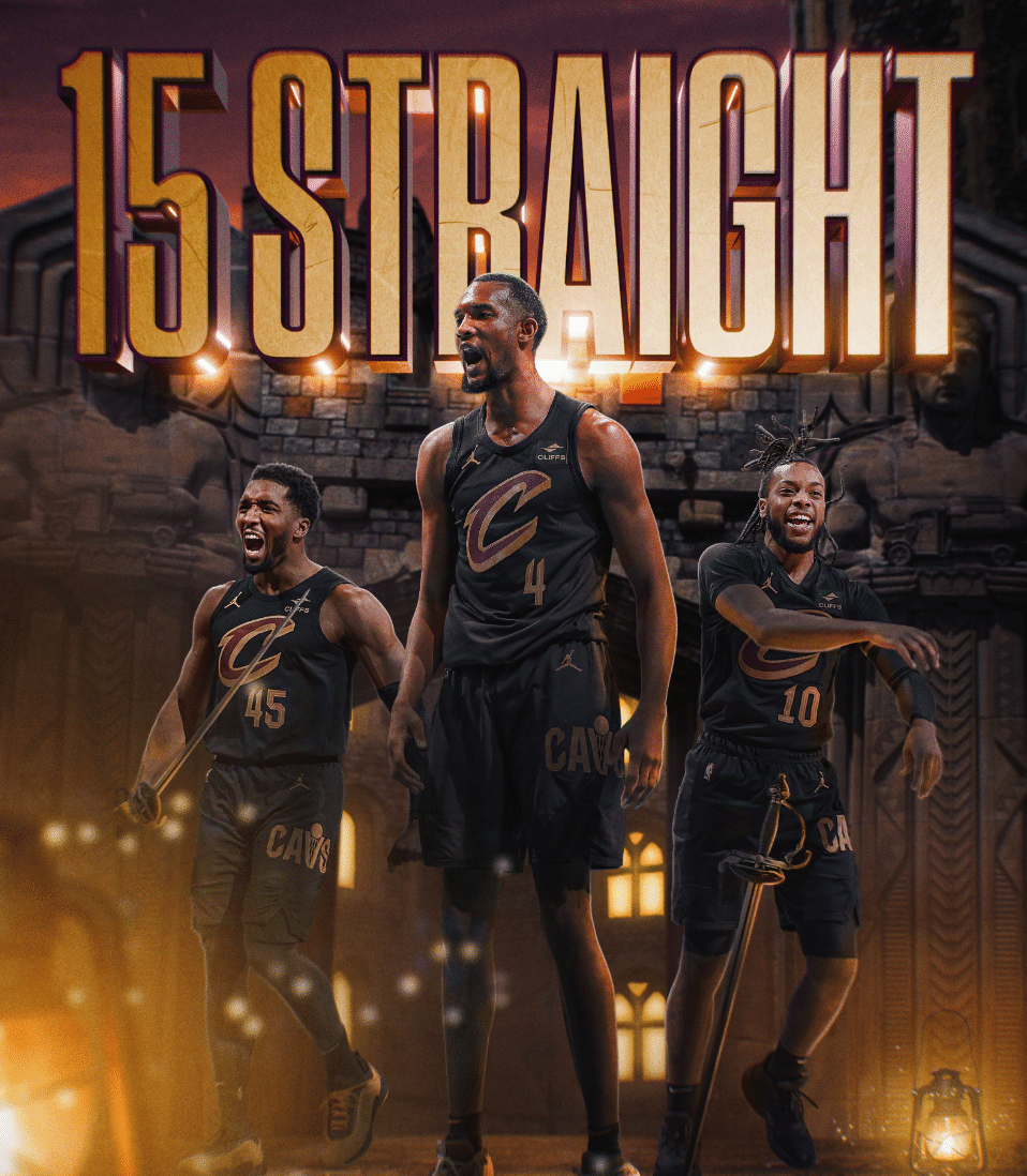 骑士队后卫助队创下连胜纪录